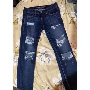American eagle outfitters low rise skinny jeans